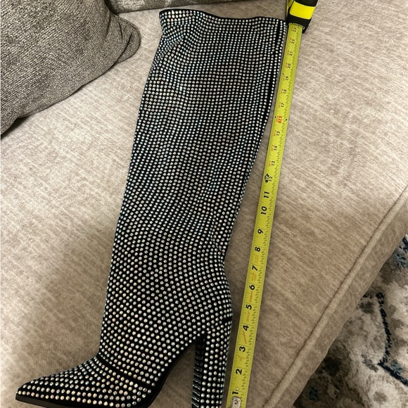 Woman rhinestones Boots - Picture 4 of 4